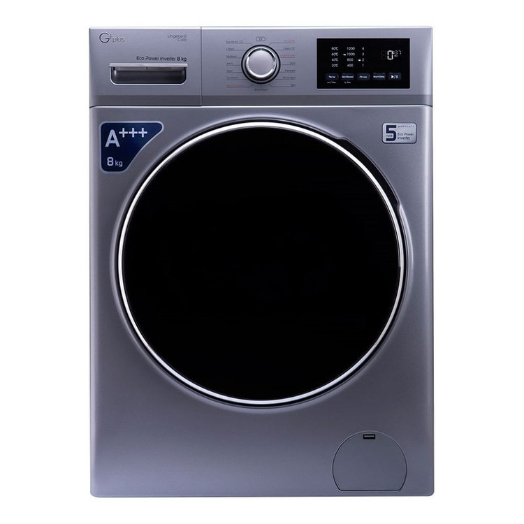 ماشین لباسشویی جی پلاس مدل GWM-K8220W ظرفیت 8 کیلوگرم