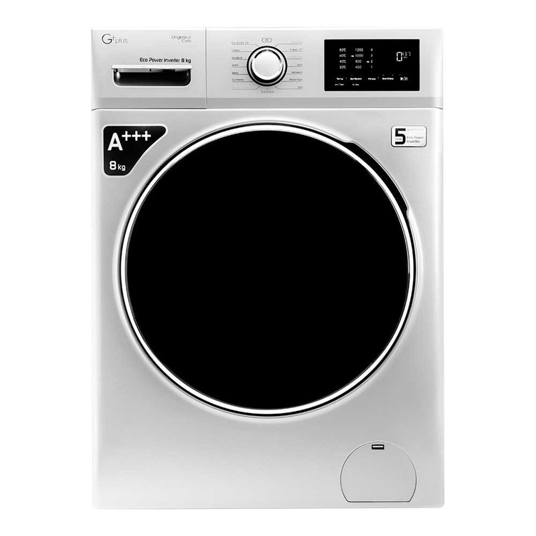 ماشین لباسشویی جی پلاس مدل GWM-K8220W ظرفیت 8 کیلوگرم